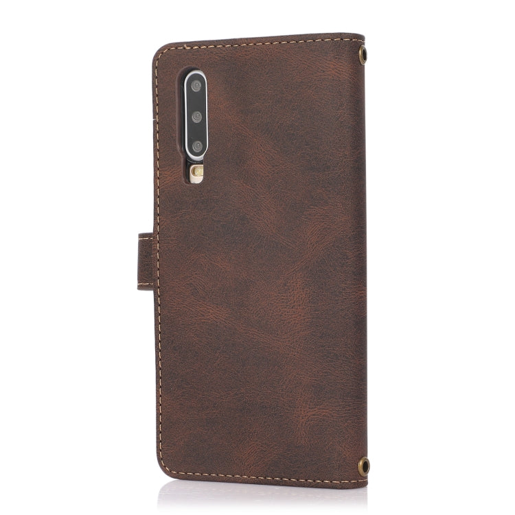 For Huawei P30 PU + TPU Horizontal Flip Leather Case with Holder & Card Slot & Wallet & Lanyard