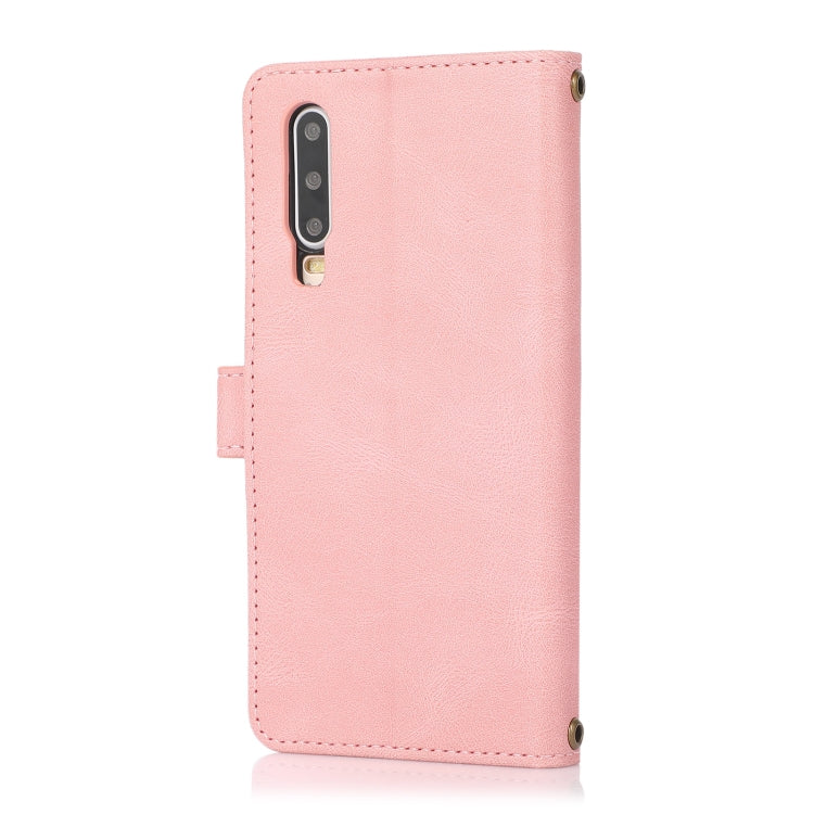 For Huawei P30 PU + TPU Horizontal Flip Leather Case with Holder & Card Slot & Wallet & Lanyard