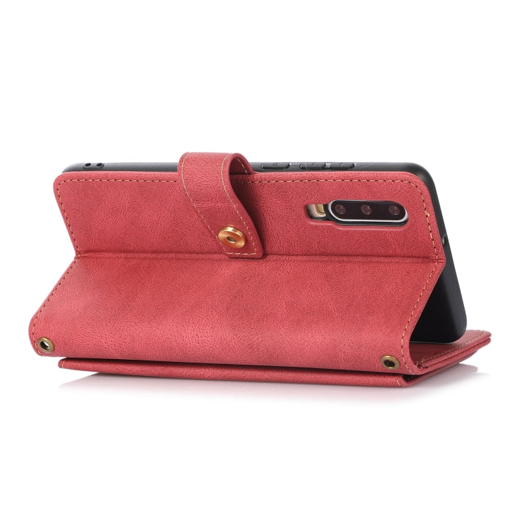 For Huawei P30 PU + TPU Horizontal Flip Leather Case with Holder & Card Slot & Wallet & Lanyard