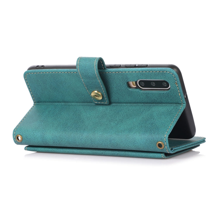 For Huawei P30 PU + TPU Horizontal Flip Leather Case with Holder & Card Slot & Wallet & Lanyard