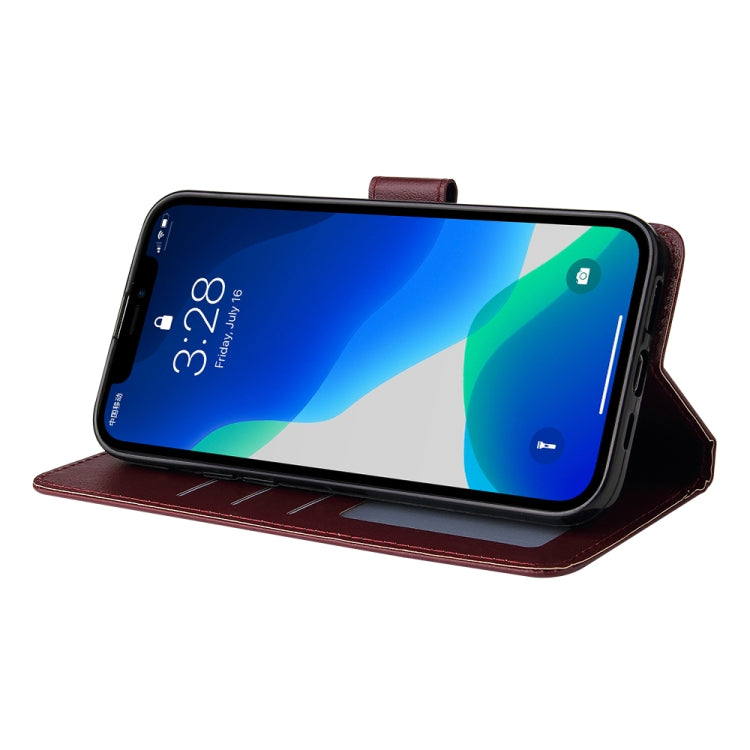 For iPhone 13 mini Multifunctional Horizontal Flip Leather Case, with Three Card Slot & Holder & Photo Frame & Lanyard