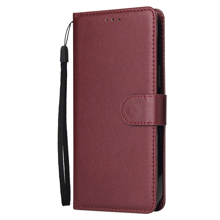 For iPhone 13 Pro Multifunctional Horizontal Flip Leather Case, with Three Card Slot & Holder & Photo Frame & Lanyard