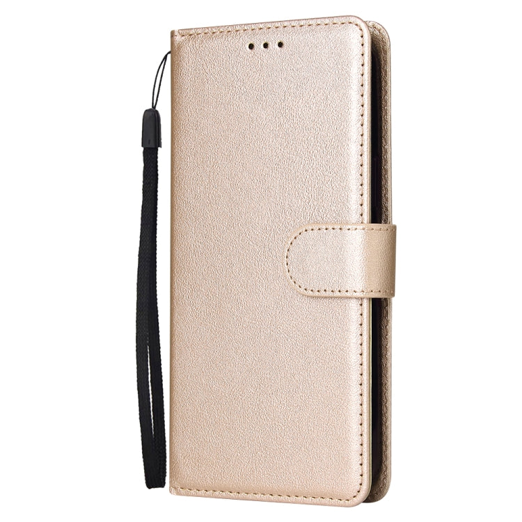 For iPhone 13 Pro Multifunctional Horizontal Flip Leather Case, with Three Card Slot & Holder & Photo Frame & Lanyard