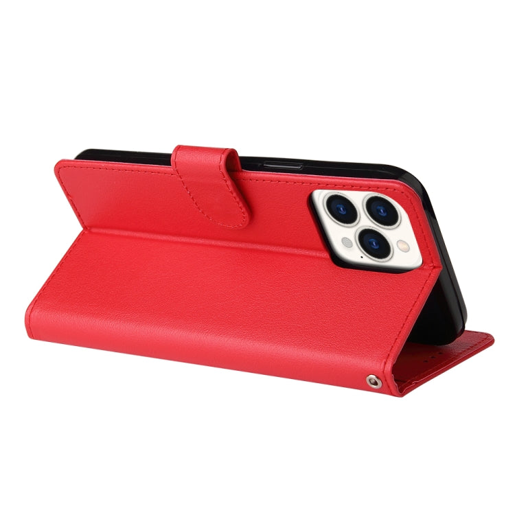 For iPhone 13 Pro Multifunctional Horizontal Flip Leather Case, with Three Card Slot & Holder & Photo Frame & Lanyard