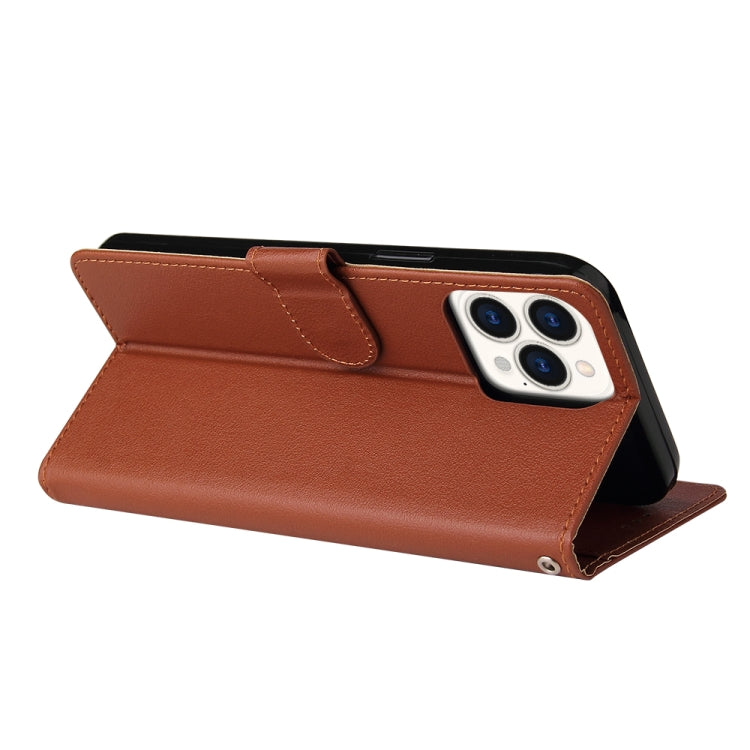 For iPhone 13 Pro Max Multifunctional Horizontal Flip Leather Case, with Three Card Slot & Holder & Photo Frame & Lanyard