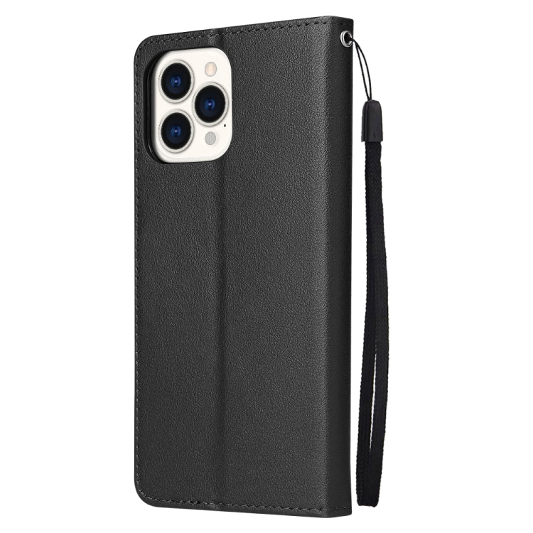 For iPhone 13 Pro Max Multifunctional Horizontal Flip Leather Case, with Three Card Slot & Holder & Photo Frame & Lanyard