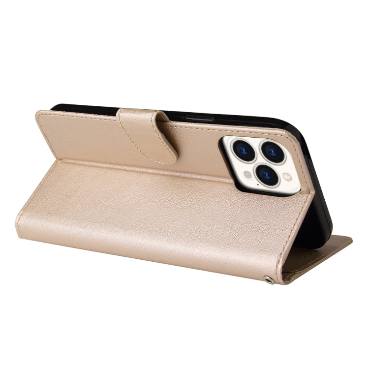 For iPhone 13 Pro Max Multifunctional Horizontal Flip Leather Case, with Three Card Slot & Holder & Photo Frame & Lanyard