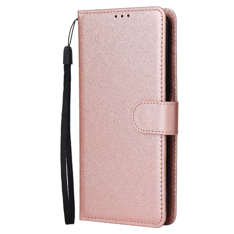 For OPPO Realme 8 / 8 Pro 4G Multifunctional Horizontal Flip Leather Case, with Three Card Slot & Holder & Photo Frame & Lanyard