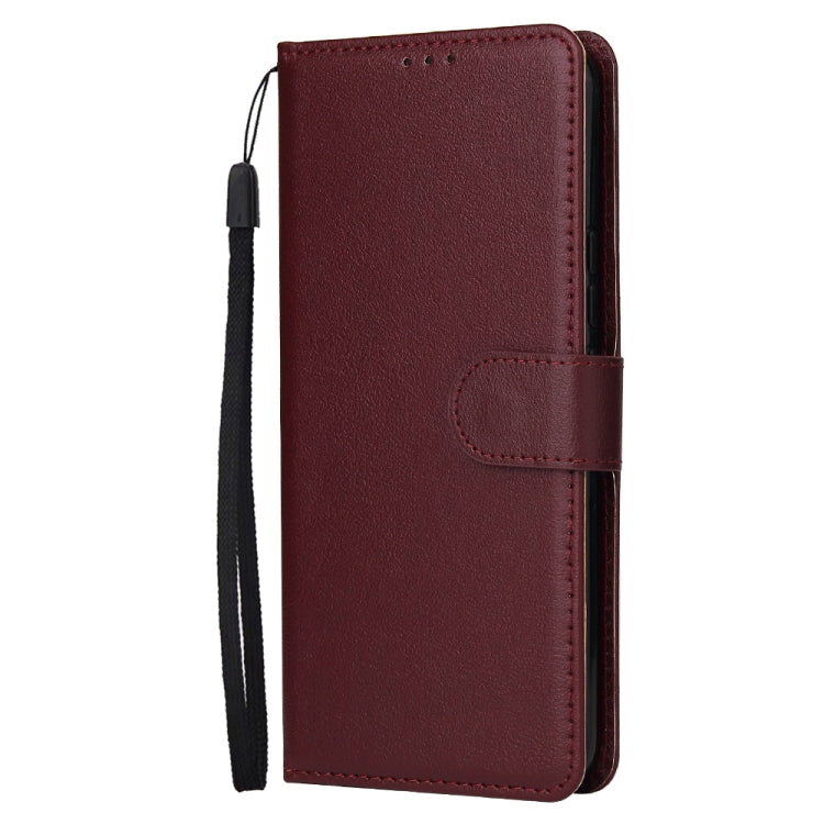 For OPPO Realme 8 / 8 Pro 4G Multifunctional Horizontal Flip Leather Case, with Three Card Slot & Holder & Photo Frame & Lanyard