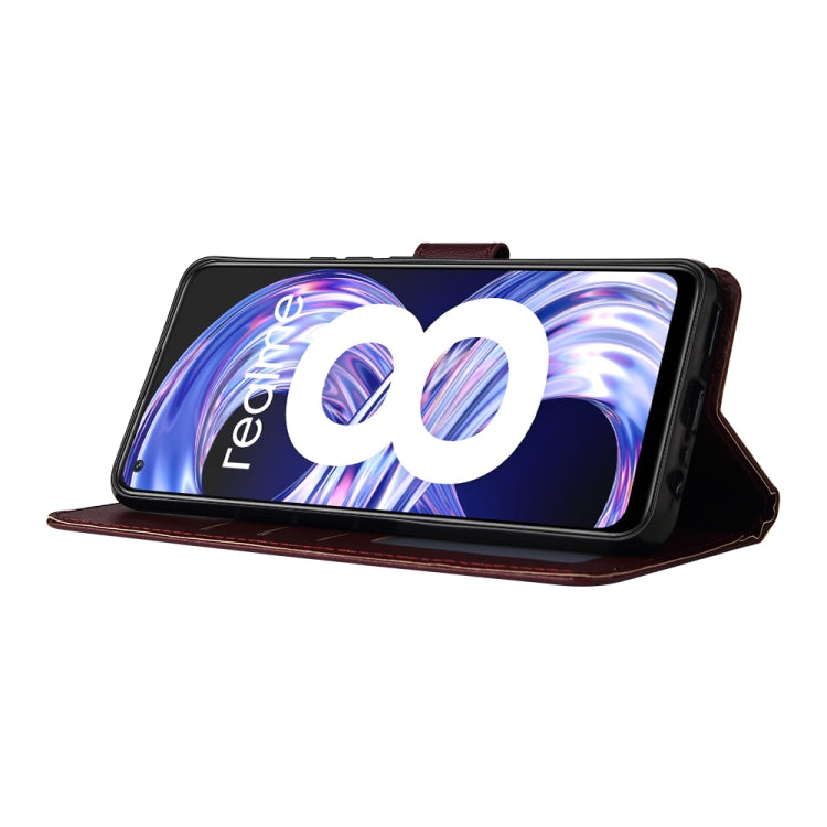 For OPPO Realme 8 / 8 Pro 4G Multifunctional Horizontal Flip Leather Case, with Three Card Slot & Holder & Photo Frame & Lanyard