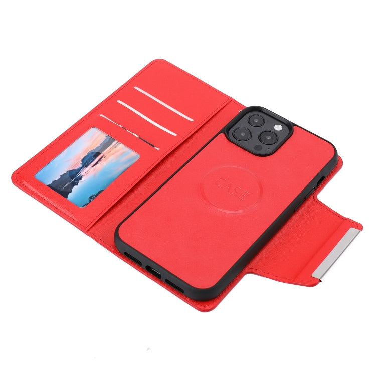 For iPhone 13 Pro Max Ultra-thin Separable Magnetic Horizontal Flip Leather Case with Card Slot & Wallet
