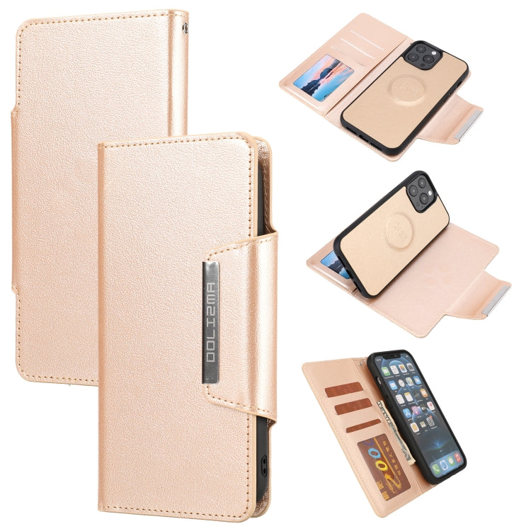 For iPhone 13 Pro Max Ultra-thin Separable Magnetic Horizontal Flip Leather Case with Card Slot & Wallet