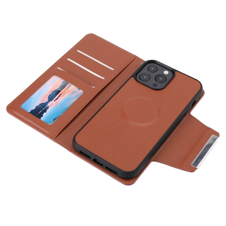 For iPhone 13 Pro Max Ultra-thin Separable Magnetic Horizontal Flip Leather Case with Card Slot & Wallet