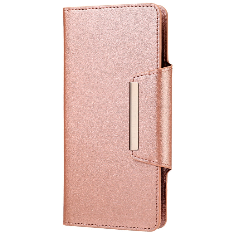 For iPhone 12 / 12 Pro Ultra-thin Separable Magnetic Horizontal Flip Leather Case with Card Slot & Wallet