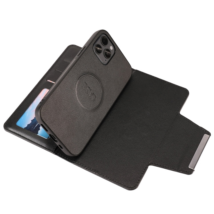 For iPhone 12 / 12 Pro Ultra-thin Separable Magnetic Horizontal Flip Leather Case with Card Slot & Wallet