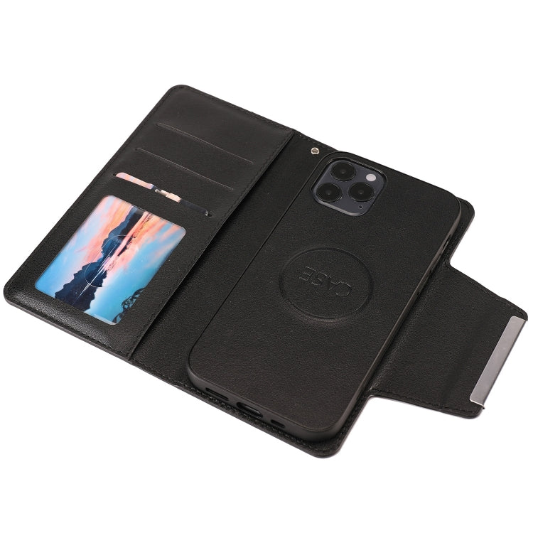 For iPhone 12 / 12 Pro Ultra-thin Separable Magnetic Horizontal Flip Leather Case with Card Slot & Wallet