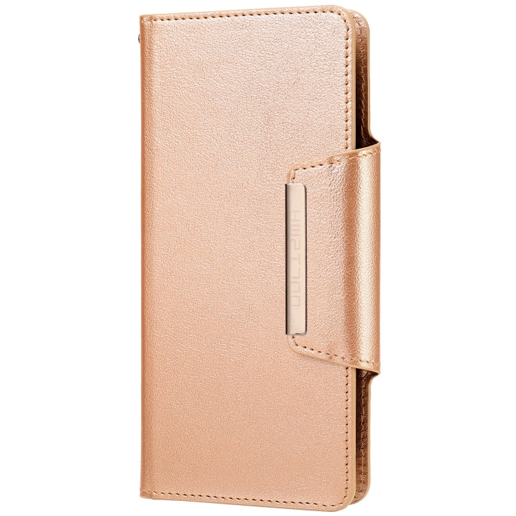 For iPhone 12 / 12 Pro Ultra-thin Separable Magnetic Horizontal Flip Leather Case with Card Slot & Wallet