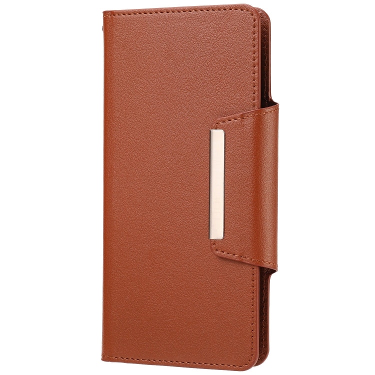 For iPhone 12 / 12 Pro Ultra-thin Separable Magnetic Horizontal Flip Leather Case with Card Slot & Wallet