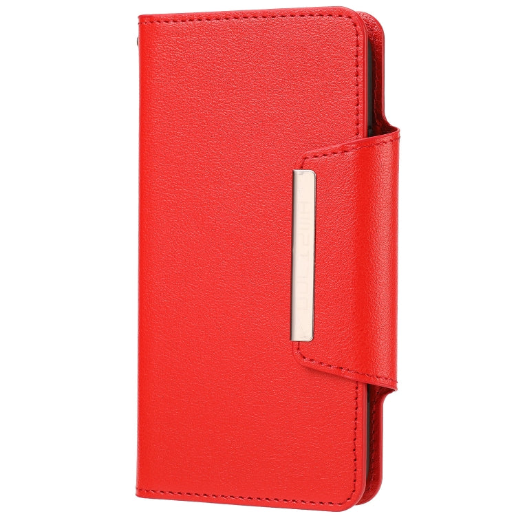 For iPhone SE 2022 / SE 2020 / 8 / 7 Ultra-thin Separable Magnetic Horizontal Flip Leather Case with Card Slot & Wallet