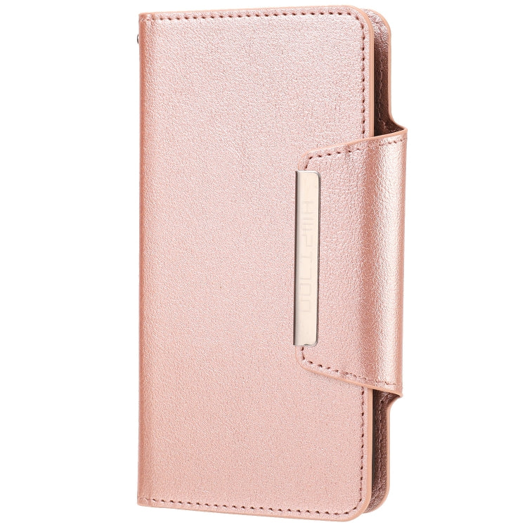 For iPhone X / XS Ultra-thin Separable Magnetic Horizontal Flip Leather Case with Card Slot & Wallet