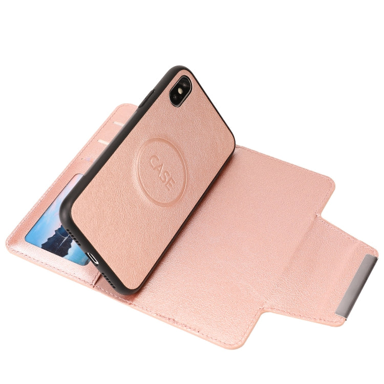 For iPhone X / XS Ultra-thin Separable Magnetic Horizontal Flip Leather Case with Card Slot & Wallet