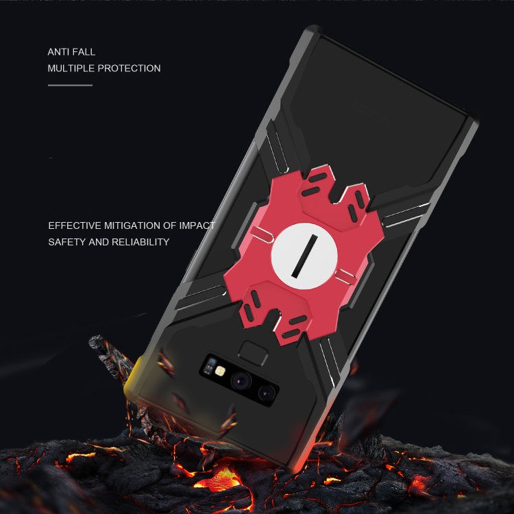 For Galaxy Note9 Hero Series Anti-fall Wear-resistant Metal Protective Case with Bracket