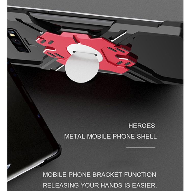 For Galaxy Note9 Hero Series Anti-fall Wear-resistant Metal Protective Case with Bracket