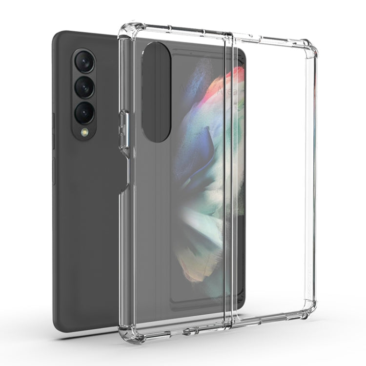 For Samsung Galaxy Z Fold3 5G Shockproof Acrylic Folding Protective Case