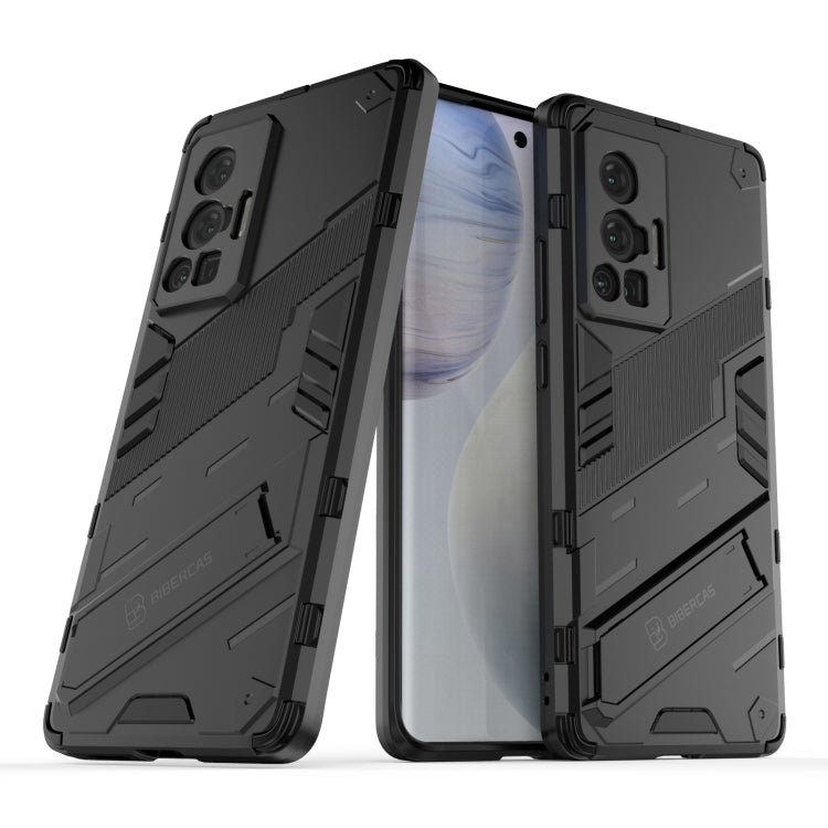For vivo X70 Pro Punk Armor 2 in 1 PC + TPU Shockproof Case with Invisible Holder