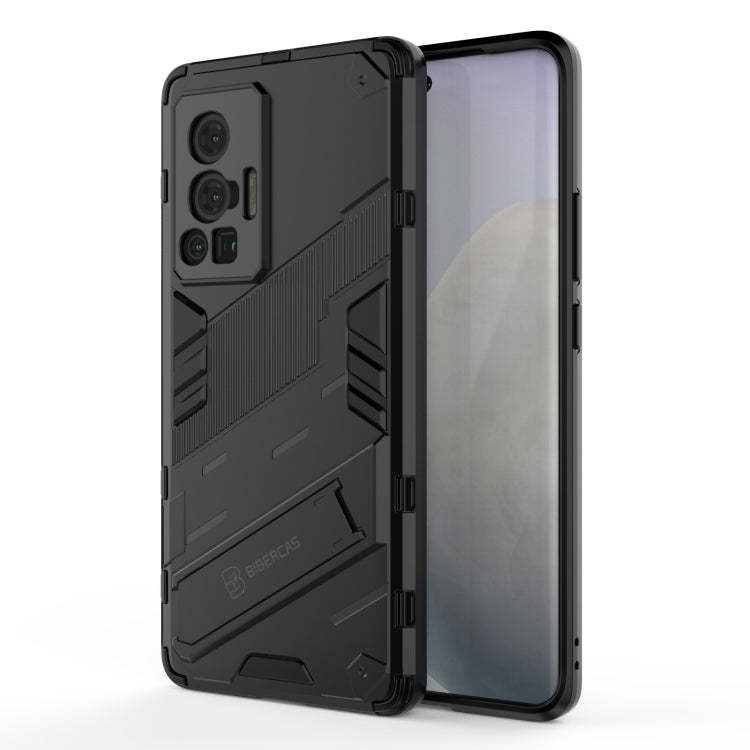 For vivo X70 Pro Punk Armor 2 in 1 PC + TPU Shockproof Case with Invisible Holder