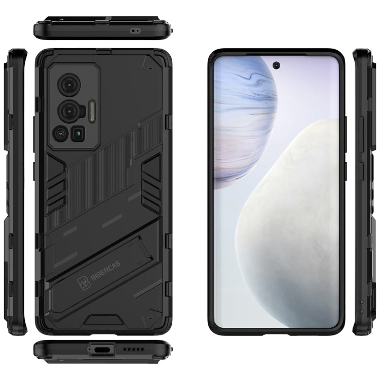 For vivo X70 Pro Punk Armor 2 in 1 PC + TPU Shockproof Case with Invisible Holder