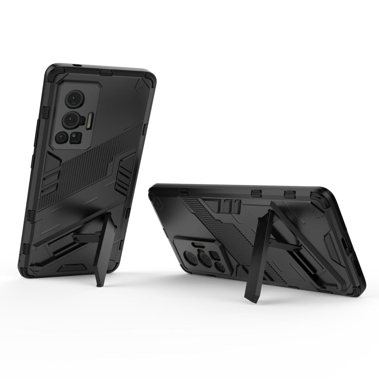 For vivo X70 Pro Punk Armor 2 in 1 PC + TPU Shockproof Case with Invisible Holder