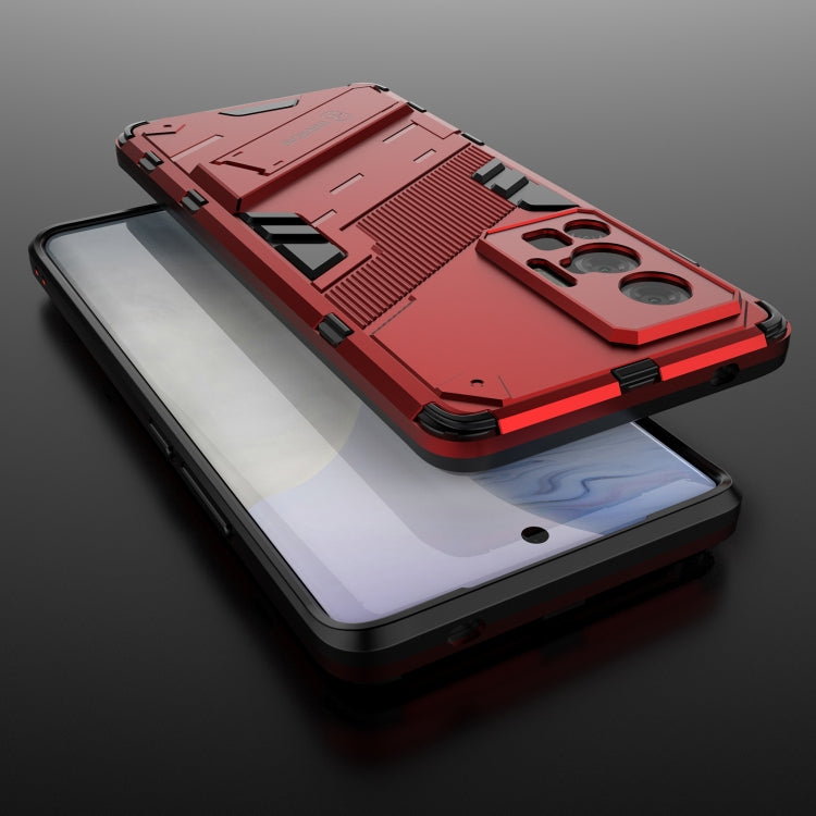 For vivo X70 Pro Punk Armor 2 in 1 PC + TPU Shockproof Case with Invisible Holder