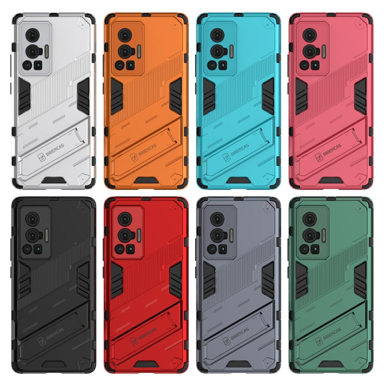 For vivo X70 Pro Punk Armor 2 in 1 PC + TPU Shockproof Case with Invisible Holder