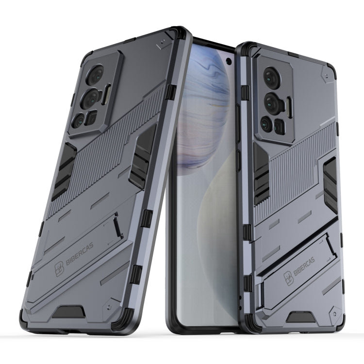 For vivo X70 Pro Punk Armor 2 in 1 PC + TPU Shockproof Case with Invisible Holder