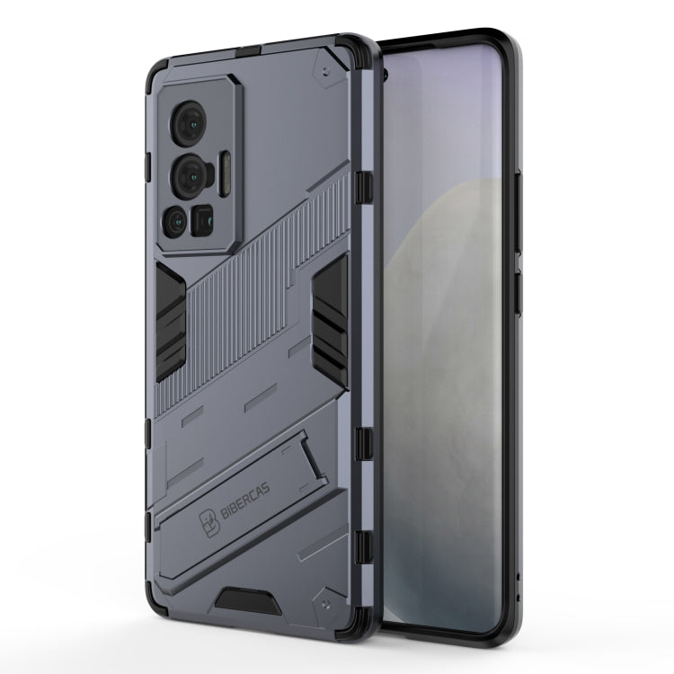 For vivo X70 Pro Punk Armor 2 in 1 PC + TPU Shockproof Case with Invisible Holder