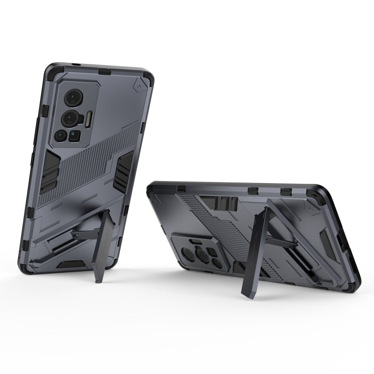 For vivo X70 Pro Punk Armor 2 in 1 PC + TPU Shockproof Case with Invisible Holder