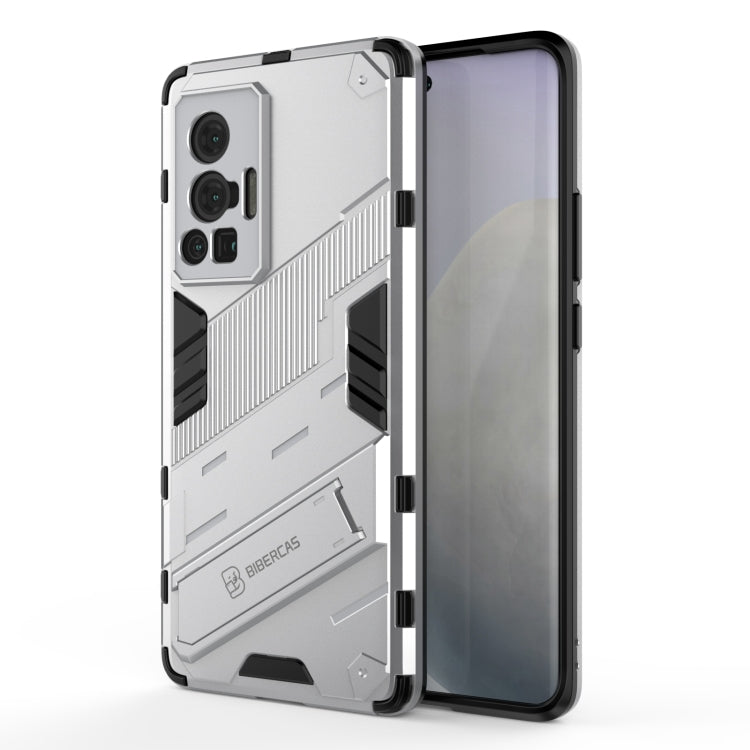 For vivo X70 Pro Punk Armor 2 in 1 PC + TPU Shockproof Case with Invisible Holder