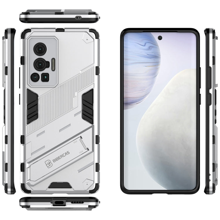 For vivo X70 Pro Punk Armor 2 in 1 PC + TPU Shockproof Case with Invisible Holder