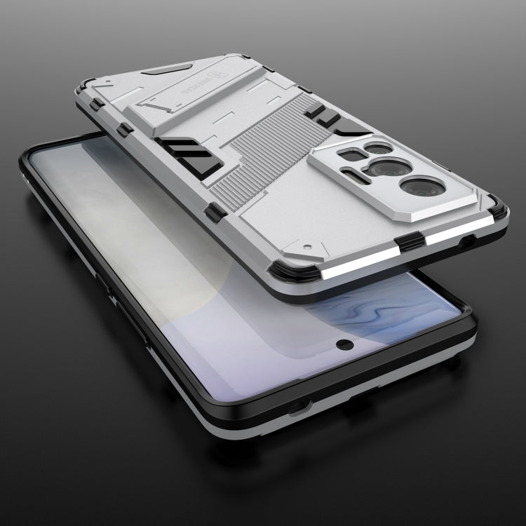 For vivo X70 Pro Punk Armor 2 in 1 PC + TPU Shockproof Case with Invisible Holder