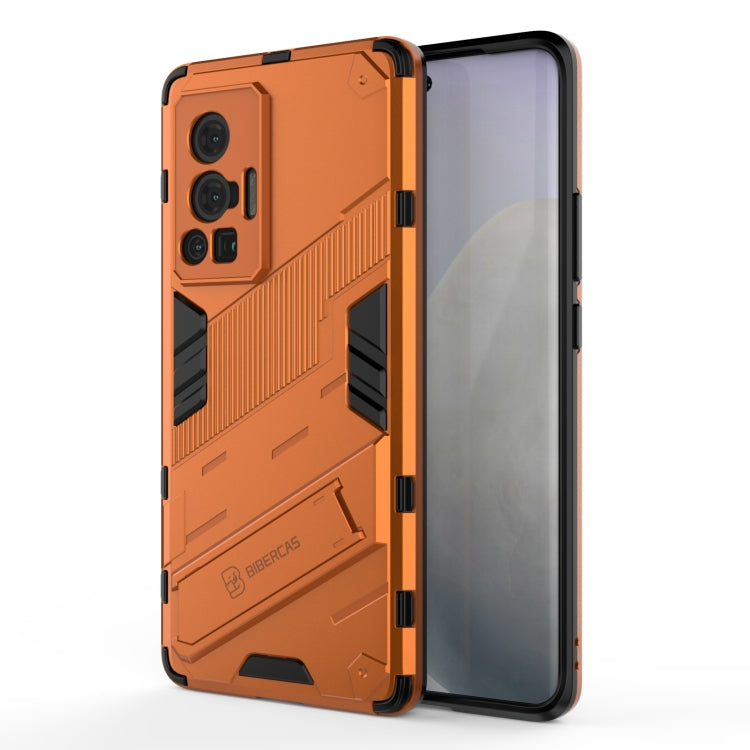 For vivo X70 Pro Punk Armor 2 in 1 PC + TPU Shockproof Case with Invisible Holder