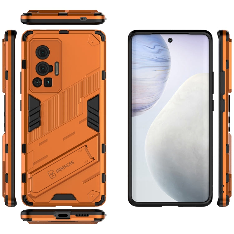 For vivo X70 Pro Punk Armor 2 in 1 PC + TPU Shockproof Case with Invisible Holder