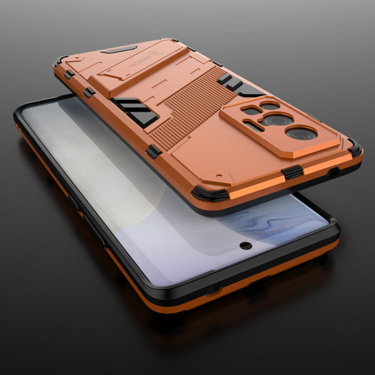 For vivo X70 Pro Punk Armor 2 in 1 PC + TPU Shockproof Case with Invisible Holder