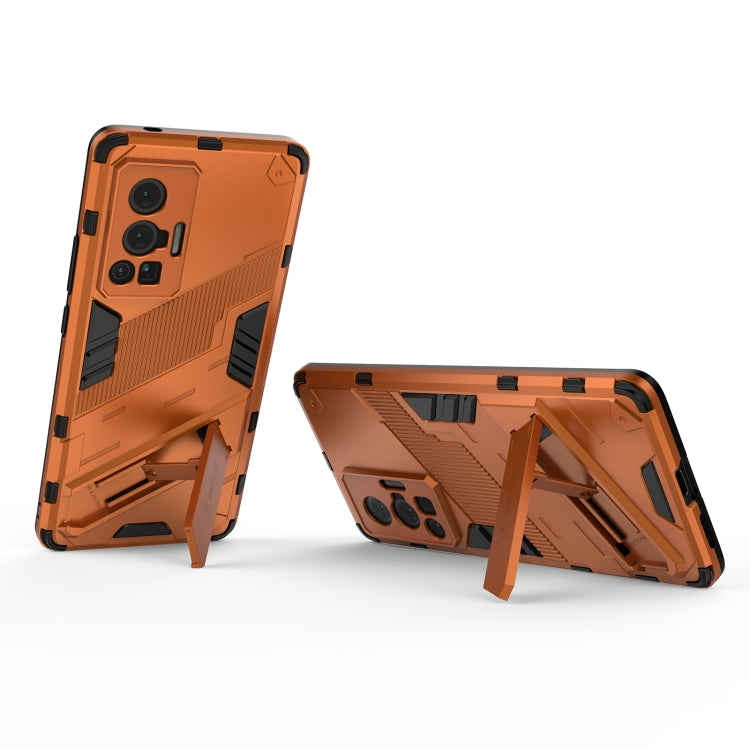 For vivo X70 Pro Punk Armor 2 in 1 PC + TPU Shockproof Case with Invisible Holder