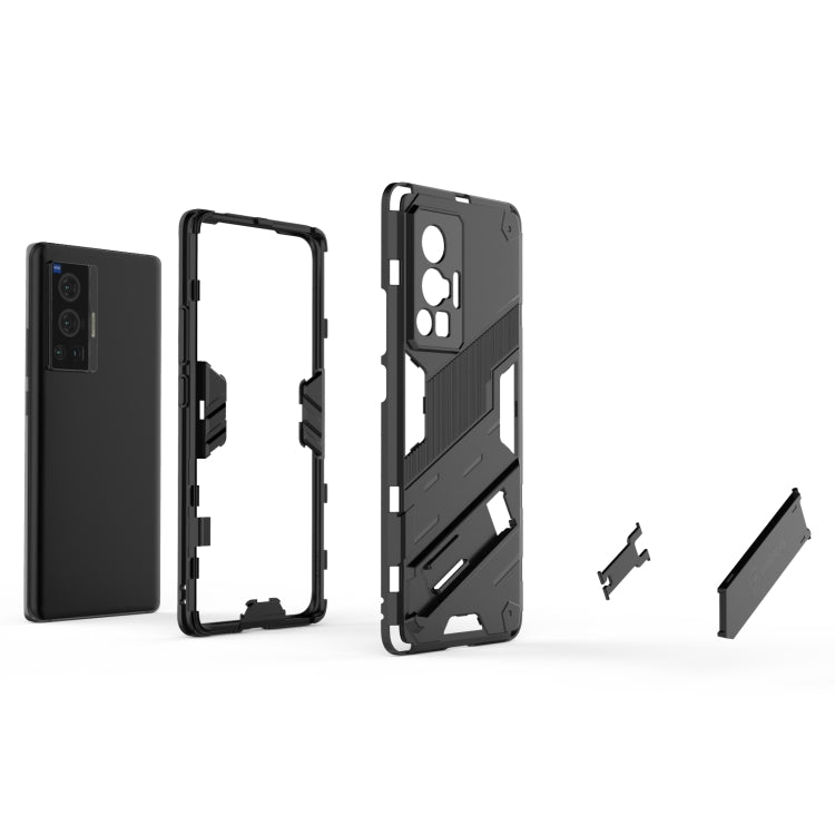 For vivo X70 Pro Punk Armor 2 in 1 PC + TPU Shockproof Case with Invisible Holder