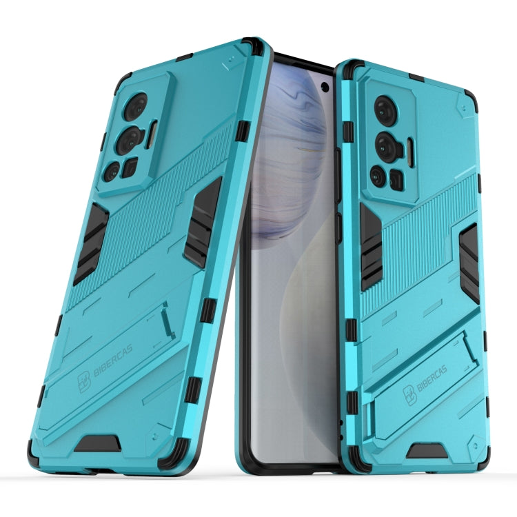 For vivo X70 Pro Punk Armor 2 in 1 PC + TPU Shockproof Case with Invisible Holder