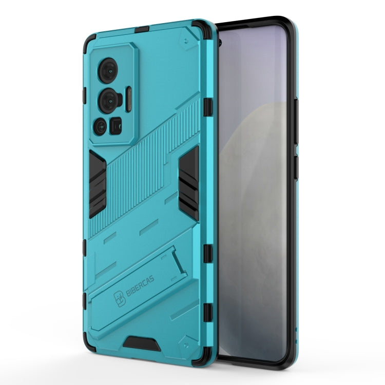 For vivo X70 Pro Punk Armor 2 in 1 PC + TPU Shockproof Case with Invisible Holder