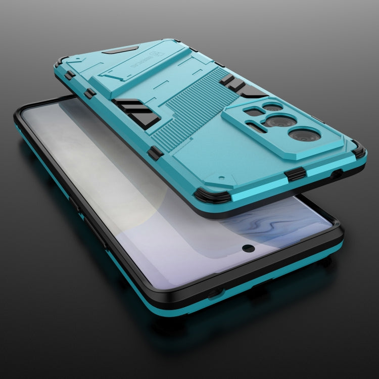 For vivo X70 Pro Punk Armor 2 in 1 PC + TPU Shockproof Case with Invisible Holder