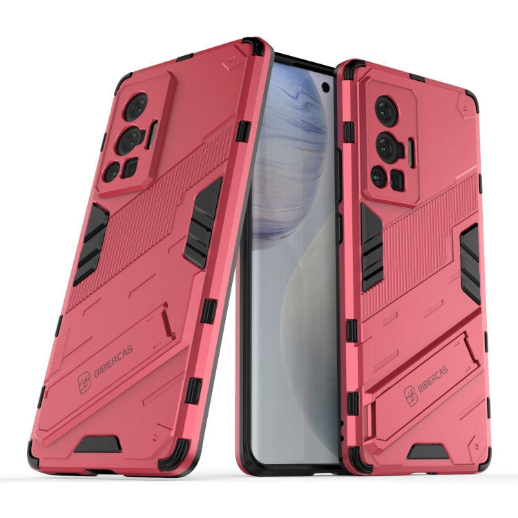 For vivo X70 Pro Punk Armor 2 in 1 PC + TPU Shockproof Case with Invisible Holder
