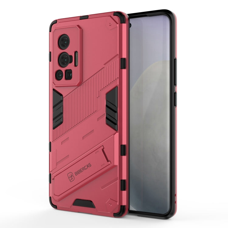 For vivo X70 Pro Punk Armor 2 in 1 PC + TPU Shockproof Case with Invisible Holder